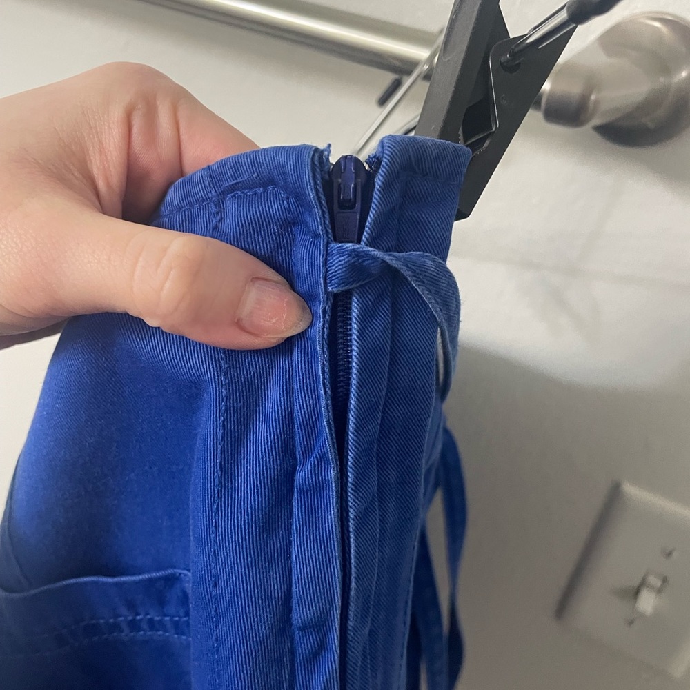 100% Cotton Basic Editions Blue Skort - image 4